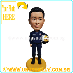 Full Custom 3D SCDF Officer Figurine